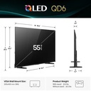Hisense 55QD6QF 55" MiniLED 4K QLED Fire TV
