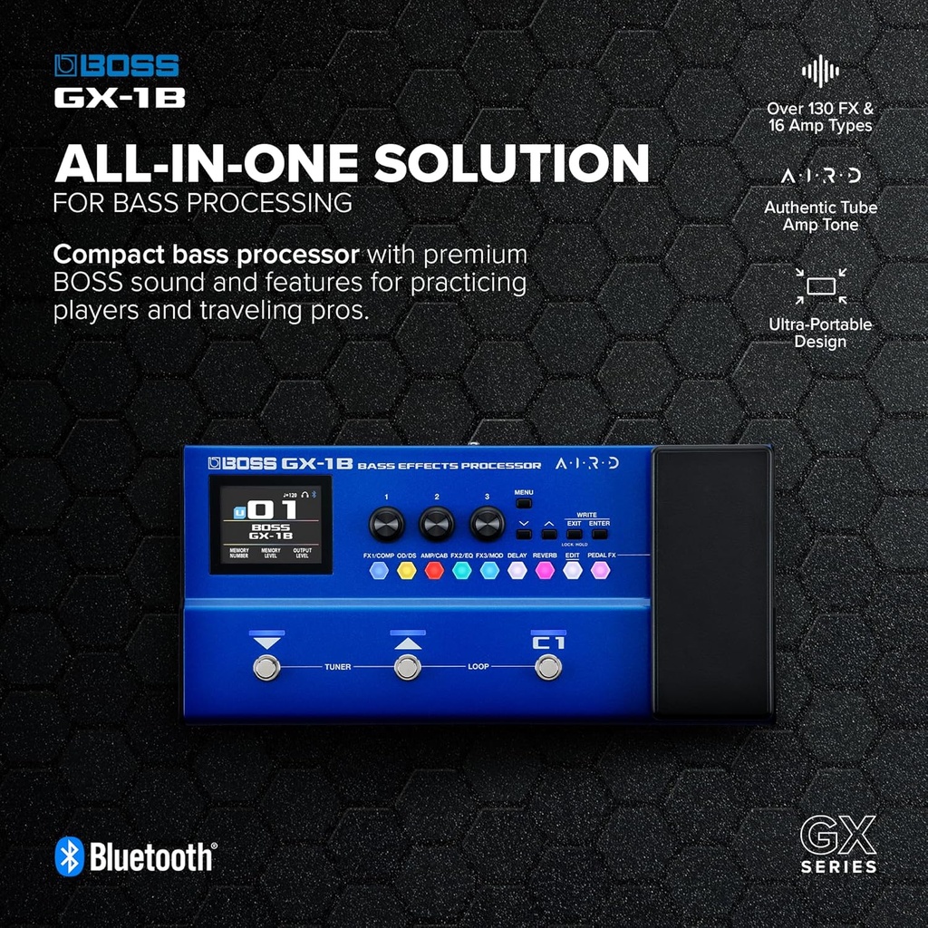 Boss GX-1B Ultra-Portable Bass Effects Processor