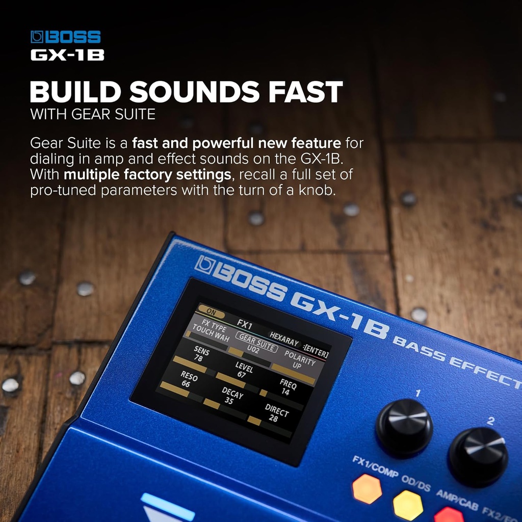 Boss GX-1B Ultra-Portable Bass Effects Processor