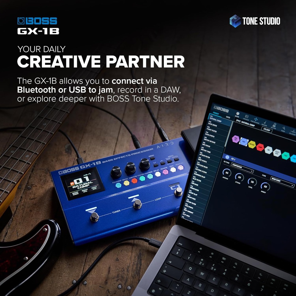 Boss GX-1B Ultra-Portable Bass Effects Processor