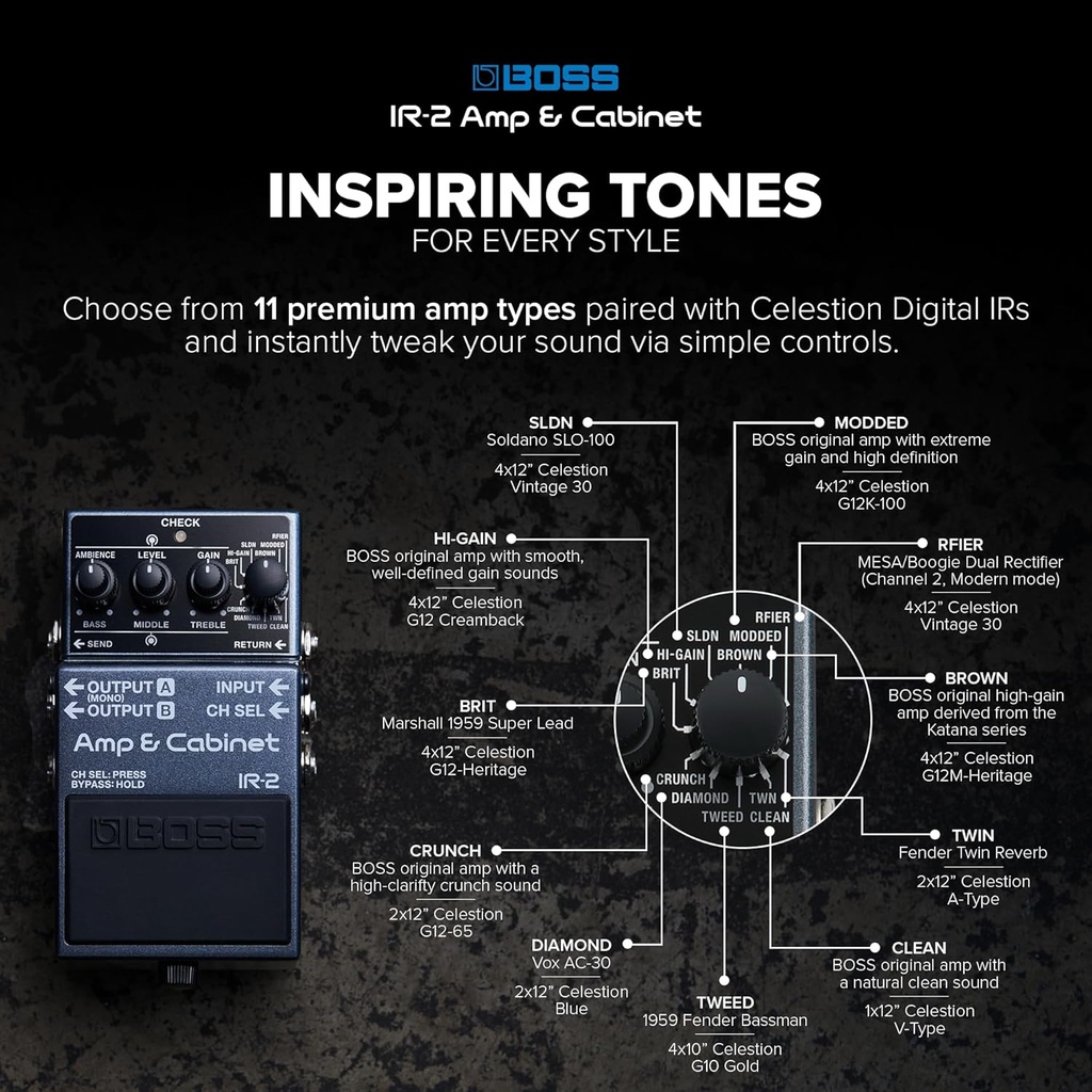 Boss IR-2 Amp and IR Cabinet Pedal