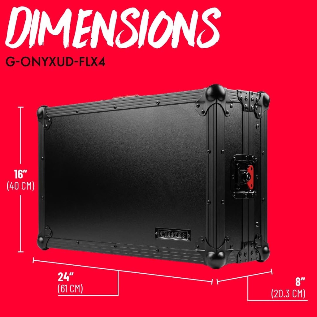 Gator G-ONYXUD-FLX4 Flight Case for DDJ-FLX4 Controller