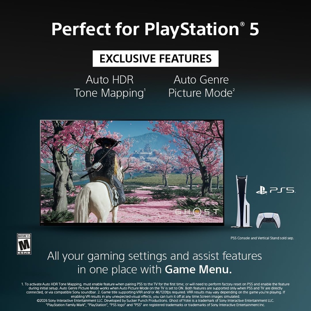 Sony K75XR30M2 75" 120Hz Anti-Glare 4K TV