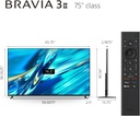 Sony K75XR30M2 75" 120Hz Anti-Glare 4K TV