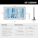 Samsung QN65LS03HW Pro 65" The Frame QLED 4K Smart TV