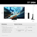 Samsung QN77S90H 77" 165Hz OLED TV