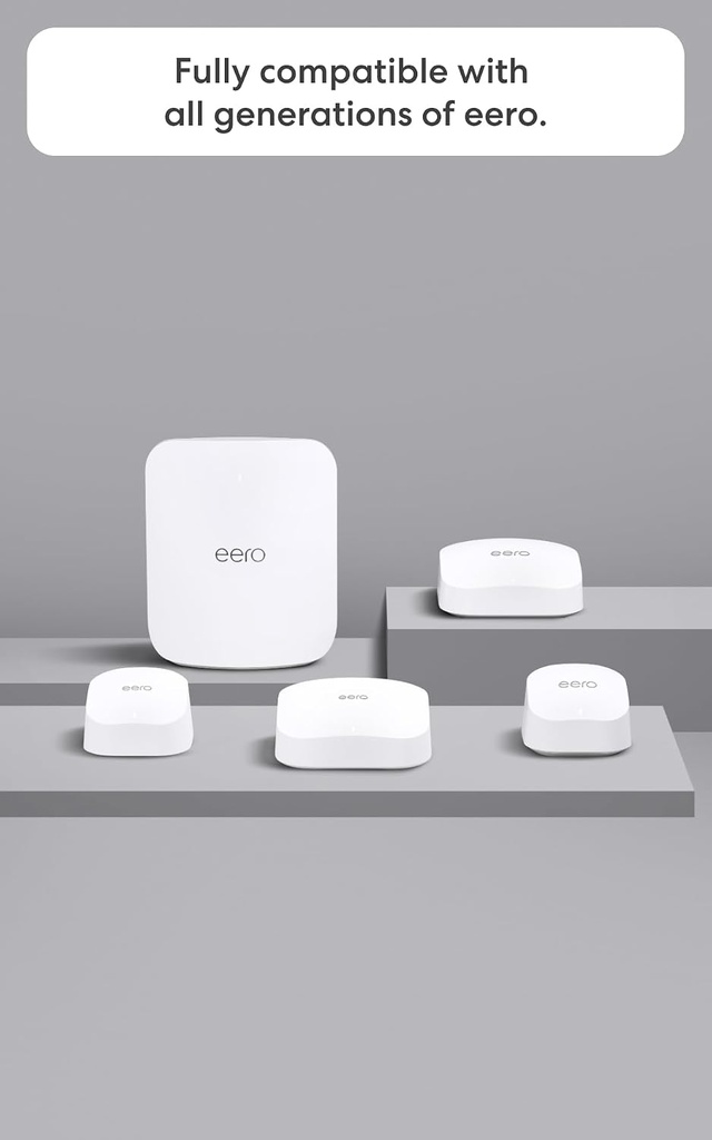 eero 7 Dual-Band Mesh Wi-Fi 7 Router - up to 2.5 Gbps