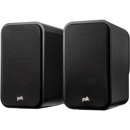 Polk ES20 6.5" Medium Bookshelf Speakers (Black, Pair)