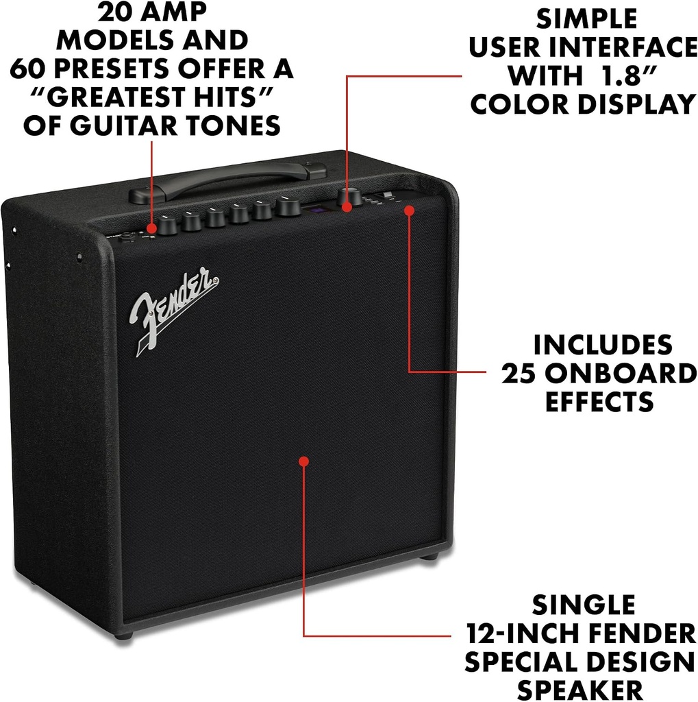 Fender Mustang LT50 25-Watt Combo Guitar Amp with 8" Speaker (copy)