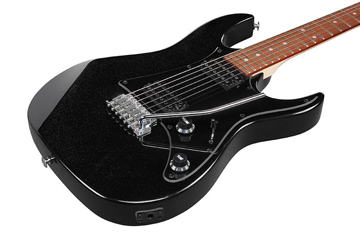 Ibanez 6 String Solid-Body Electric Guitar, Right, Black Night
