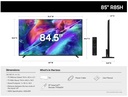 Samsung MRN85R85H 85" Micro RGB 4K Vision AI Smart TV