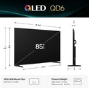 Hisense 85QD6QV 85" Smart 4K QLED TV