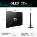 Hisense 50QD6QV 50" MiniLED Smart 4K QLED TV