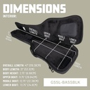Gator GSSC-BASSGRY Gig Bag with Sustainable Materials (Black) (copy)