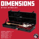 Gator GTSA-GTRELEC TSA Approved Molded Flight Case for Electric Guitars