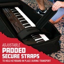 Gator GKB-88 SLIM Cadet Series Light Duty Keyboard Bag for 88 Note Keyboards and Electric Pianos (copy)