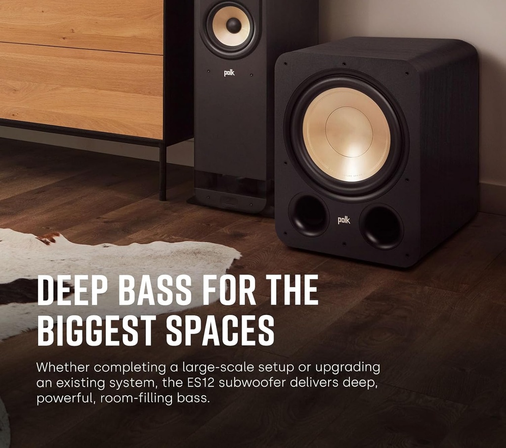 Polk Elite ES12 Sub 12" 300-Watt Powered Subwoofer
