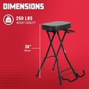 Gator GFW-GTRSTOOL Guitar Stool w/ Stand