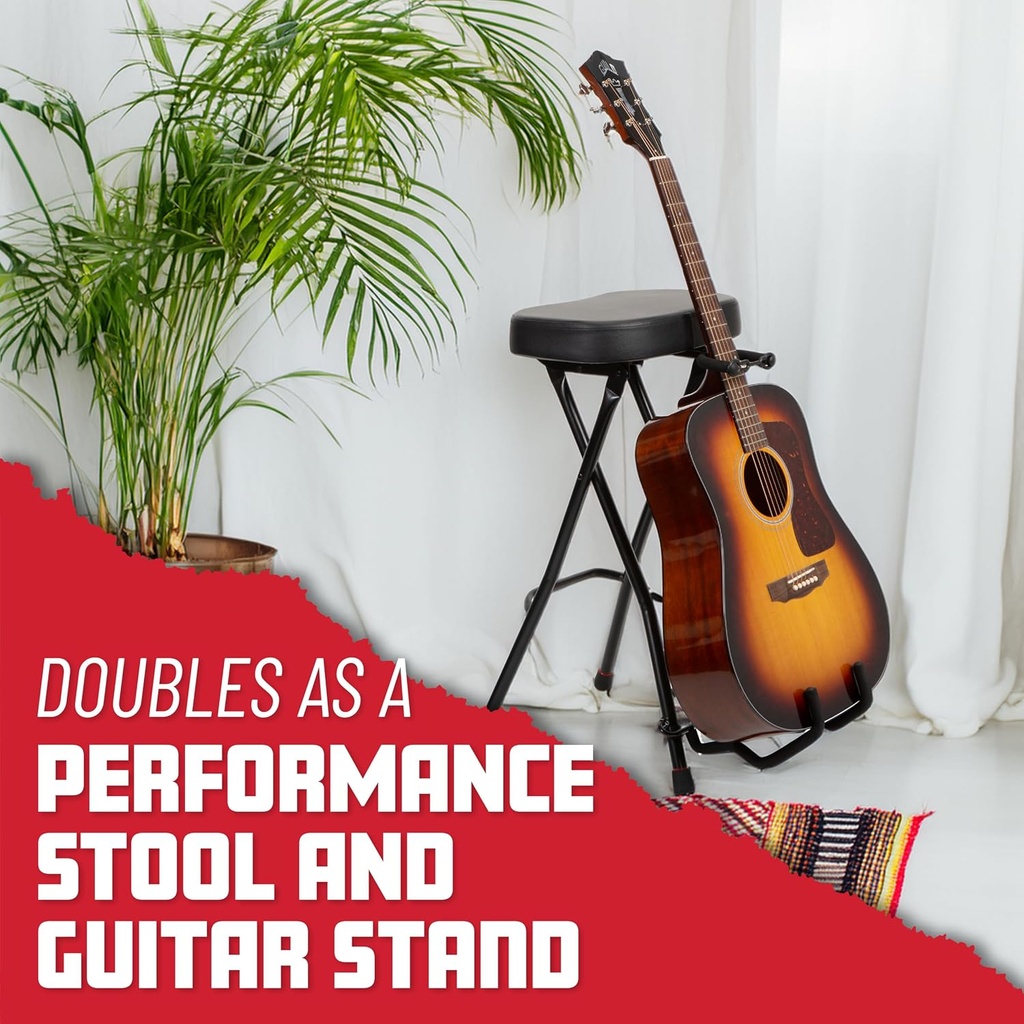 Gator GFW-GTRSTOOL Guitar Stool w/ Stand