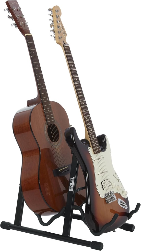 Gator RI-GTRAU2X A-Frame Double Guitar Stand for Acoustic & Electric