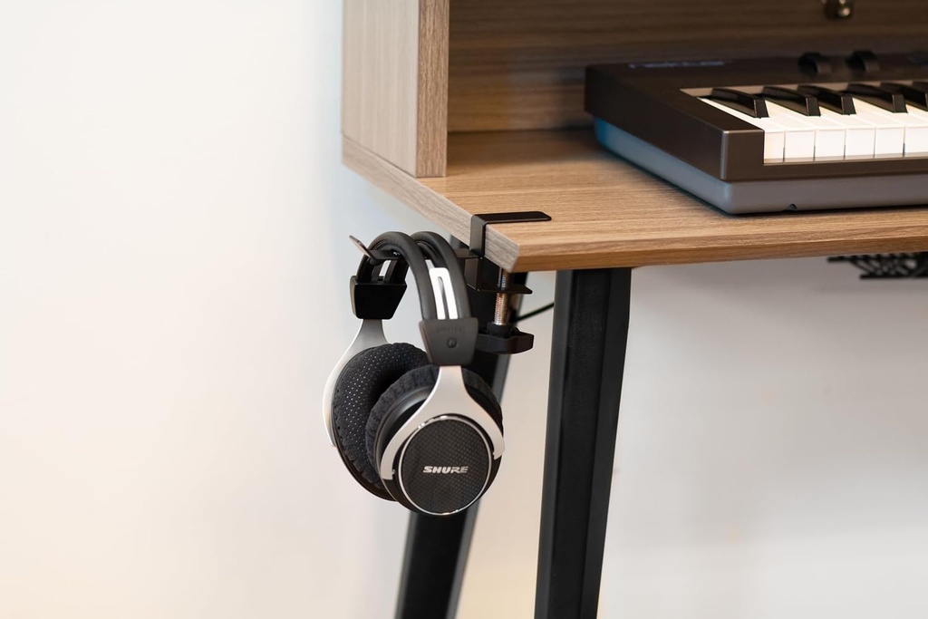 Gator GFW-HP-HANGERDESK Headphone Hanger that Clamps onto Desktop Edge