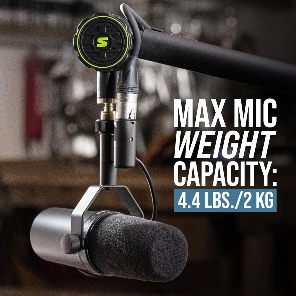 Shure by Gator SH-BROADCAST1 Deluxe Broadcast Desktop Mic Boom Arm