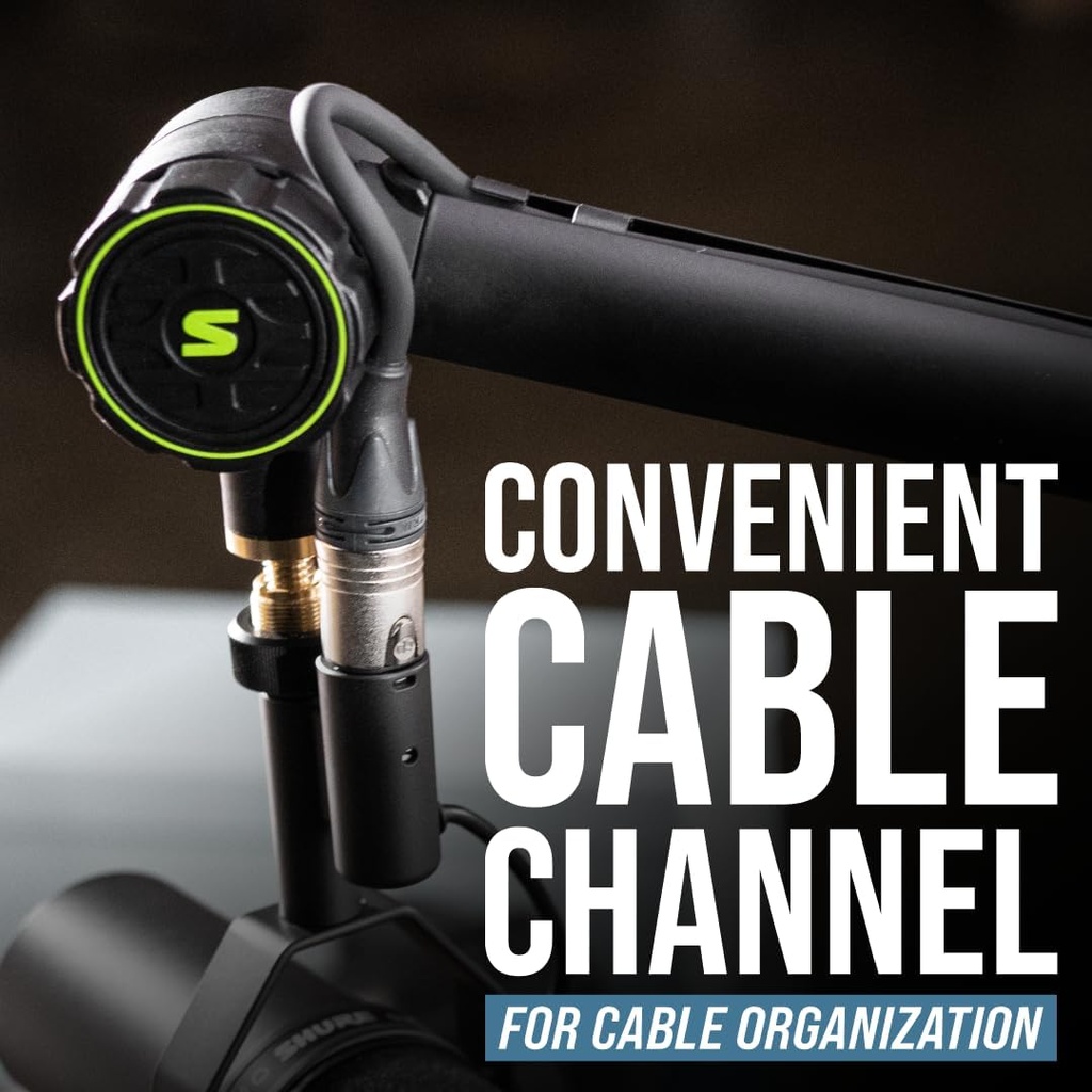 Shure by Gator SH-BROADCAST1 Deluxe Broadcast Desktop Mic Boom Arm