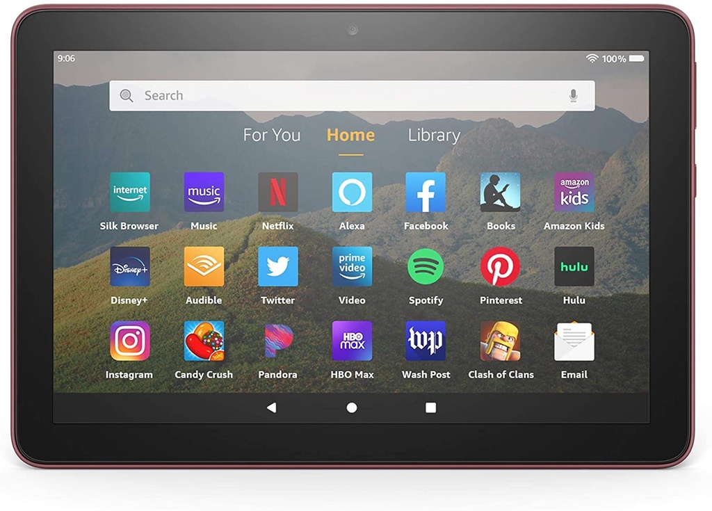 Amazon 10" Fire HD Tablet, 32GB, Plum