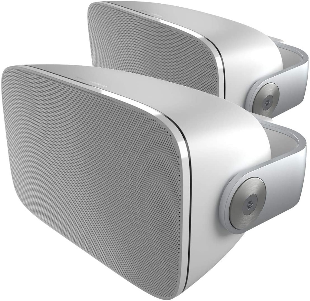B&W AM-1 W 2-Way Weatherproof Indoor/Outdoor Speakers (White, Pair)