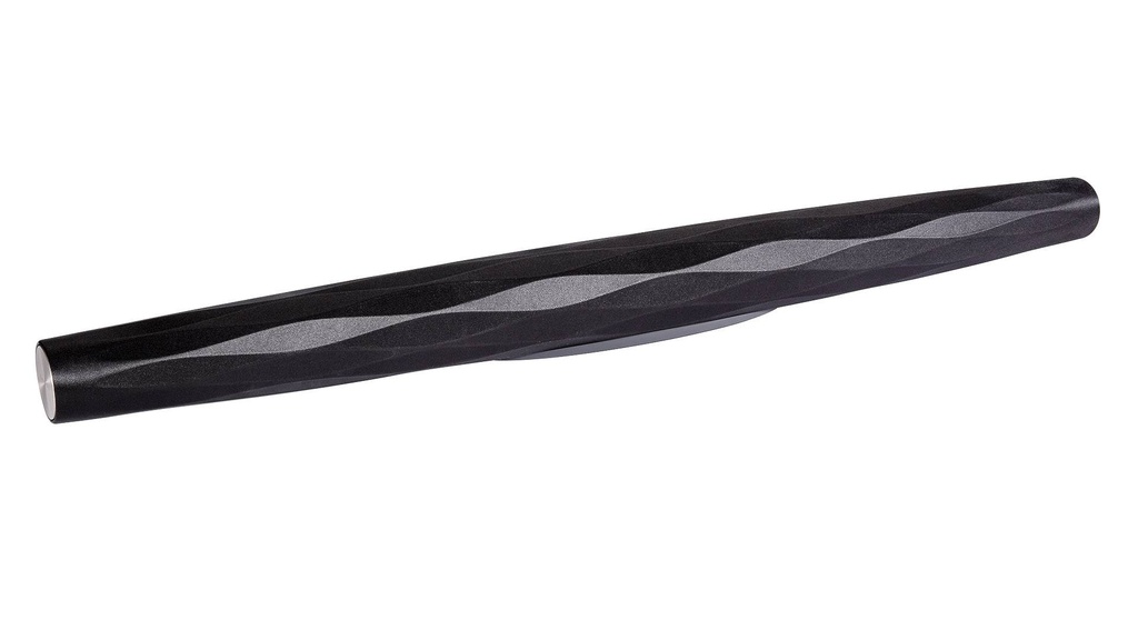 Wireless soundbar with dedicated center..channel and multiroom streaming..flexibility. 3 x 1” double dome tweeter,..6 x 2.5” woven glass fiber cone bass../ midrange. Optical and network connections. IR learning. Wall bracket included. FP40207