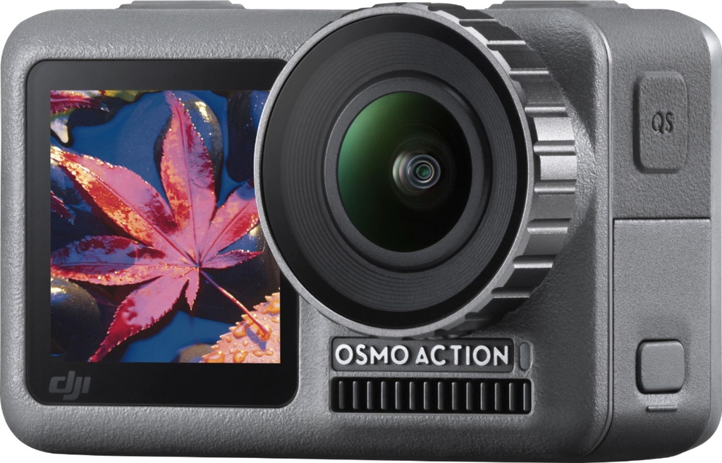 DJI 4K Action Cam 12MP Digital Camera with 2 Displays 36ft Underwater Waterproof WiFi HDR Video 145° Angle
