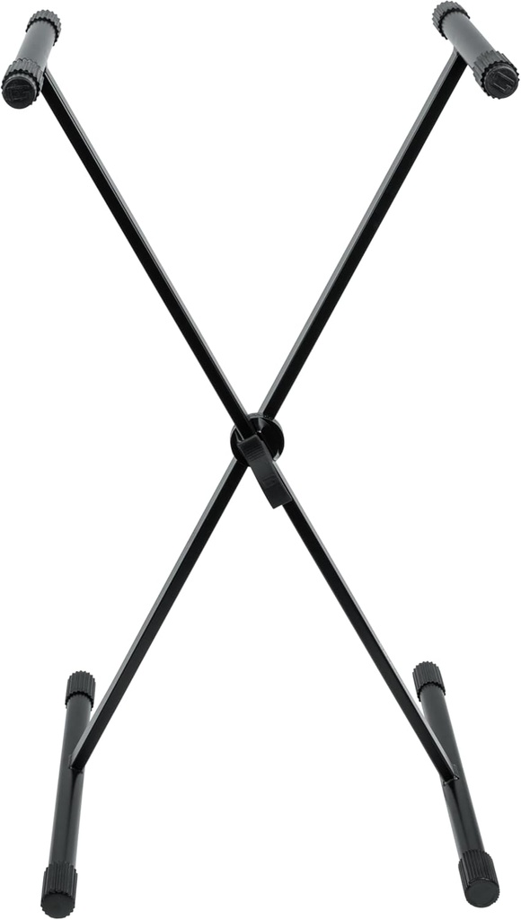Frameworks adjustable "X" style keyboard stand with rubberized leveling foot