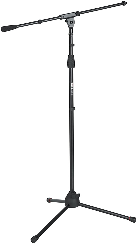 Frameworks Tripod Mic Stand with Single Section Boom and Deluxe One-Handed Clutch