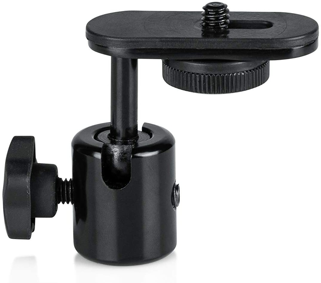 Gator Camera Mount Mic Stand Adapter with Ball-and-Socket Head