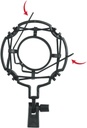 Gator GFW-MIC-SM5560 Studio Microphone Universal 55-60MM Shock Mount