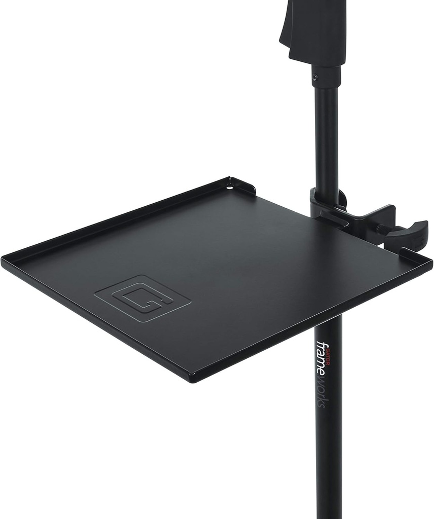 Gator 9" x 9" Mic Stand Clamp-On Shelf