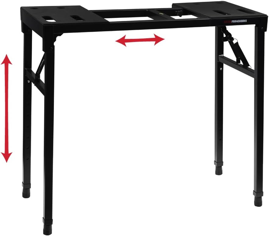 Gator GFW-UTILITY-TBL Heavy-Duty Table with Multi-Adjustable Extrusions and Built In Leveling Assist