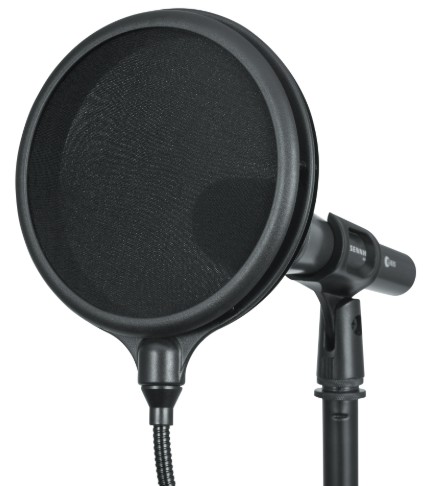 Gator GM-POP FILTER Split Level Double Layered Pop Filter with Attachment Clamp