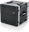 Gator GR-10L Molded PE Rack Case; Front, Rear Rails; 10U; 19" Deep; Locking