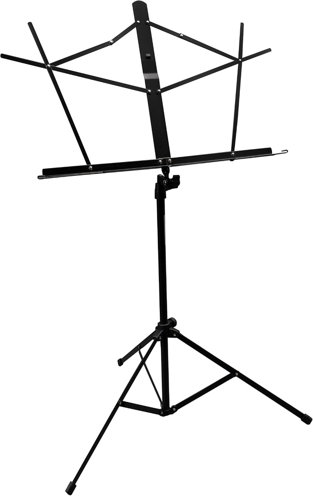 Rok-It RI-MUSICSTD1 Folding Sheet Music Stand with Detachable Bookplate