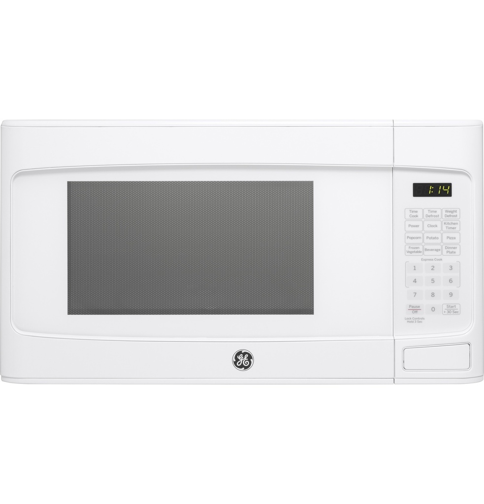 GE 1.1 Cu/Ft 1100-Watt White Microwave