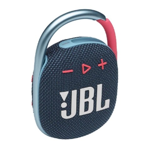 JBL Clip4 Ultra-portable Waterproof Speaker - Up to 10-hours playback (Blue/Pink)