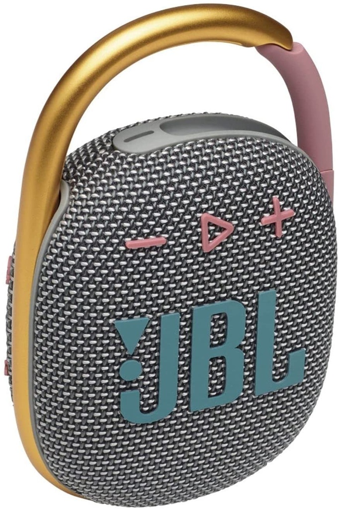 JBL Clip4 Ultra-portable Waterproof Speaker - Up to 10-hours playback (Gray)