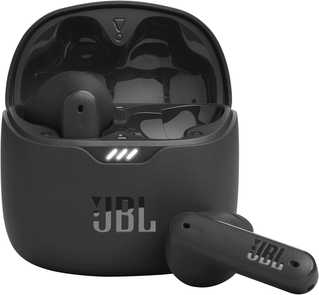 JBL Tune Flex True Wireless Noise Cancelling Earbuds, Pure Bass, ANC (Black)