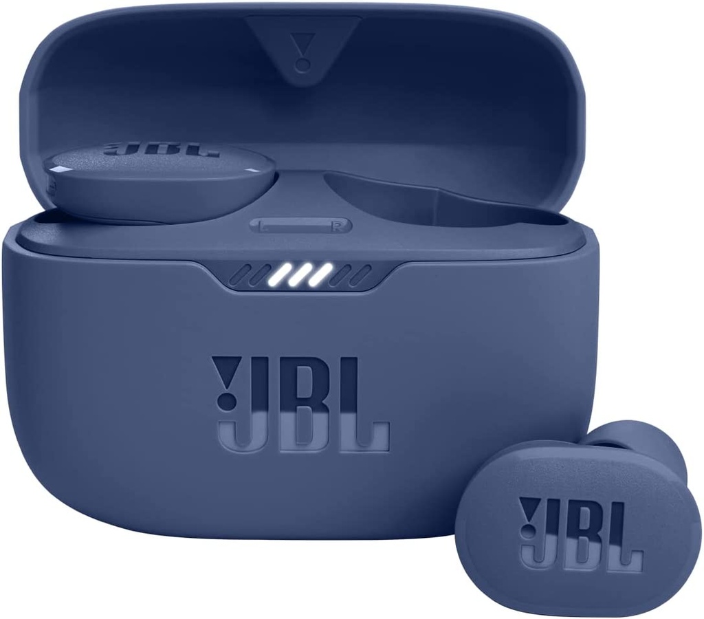 JBL TUNE 130NC ANC True Wireless IN Ear Headphones - IPX4 Sweat & Water Resistant (Blue)