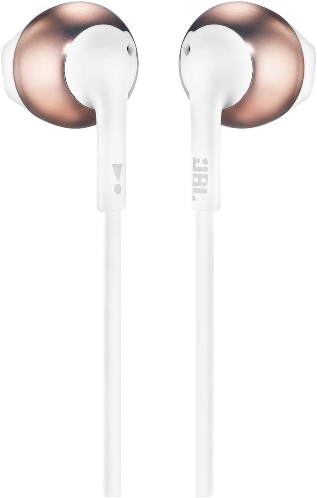 JBL Wired Earbud Headphones (Rose Gold)