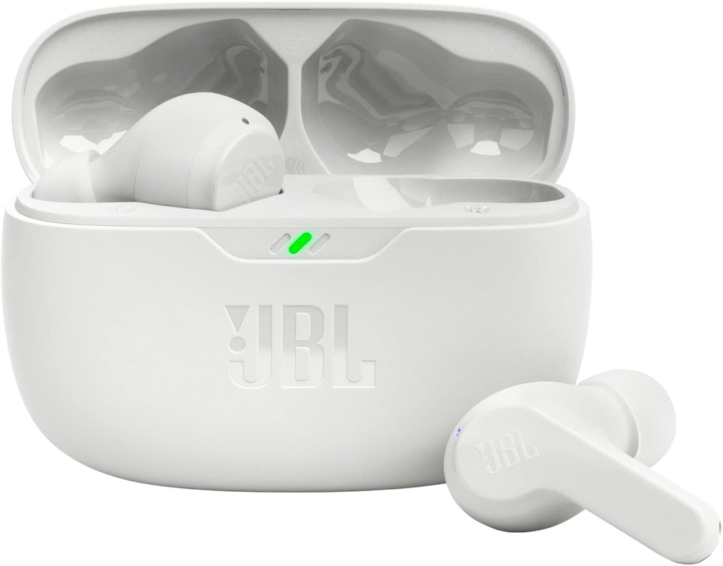 JBL Vibe Beam True Wireless Headphones (White)