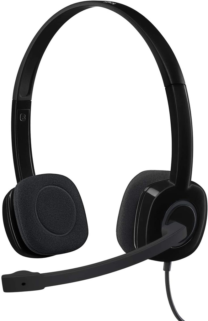 981-000587 Stereo Headset H151 Black