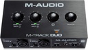 M-Audio M-Track Duo USB Audio Interface with Dual XLR