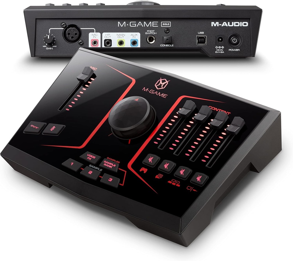 M-Game USB Streaming Mixer/Interface w/ voice effects & sampler
